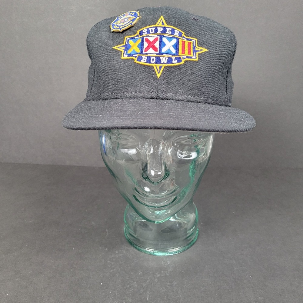 Vintage Super Bowl 32 New Era Snapback Hat With Pin 1998 Green Bay Packers